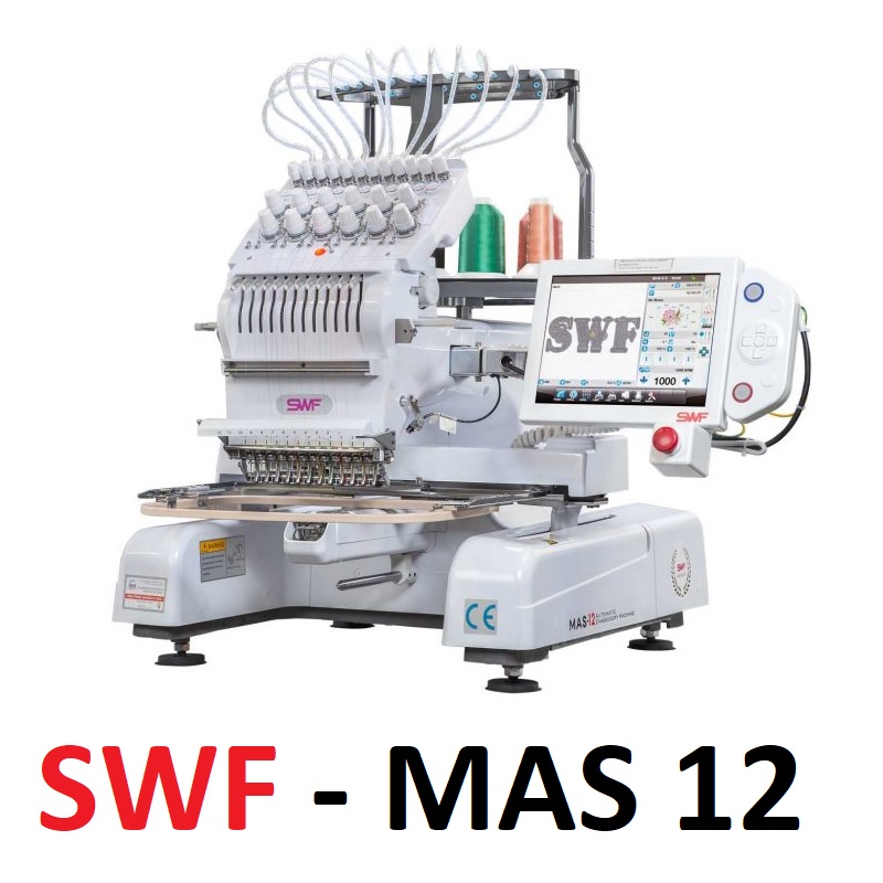 SWF MAS‑12 embroidery machine