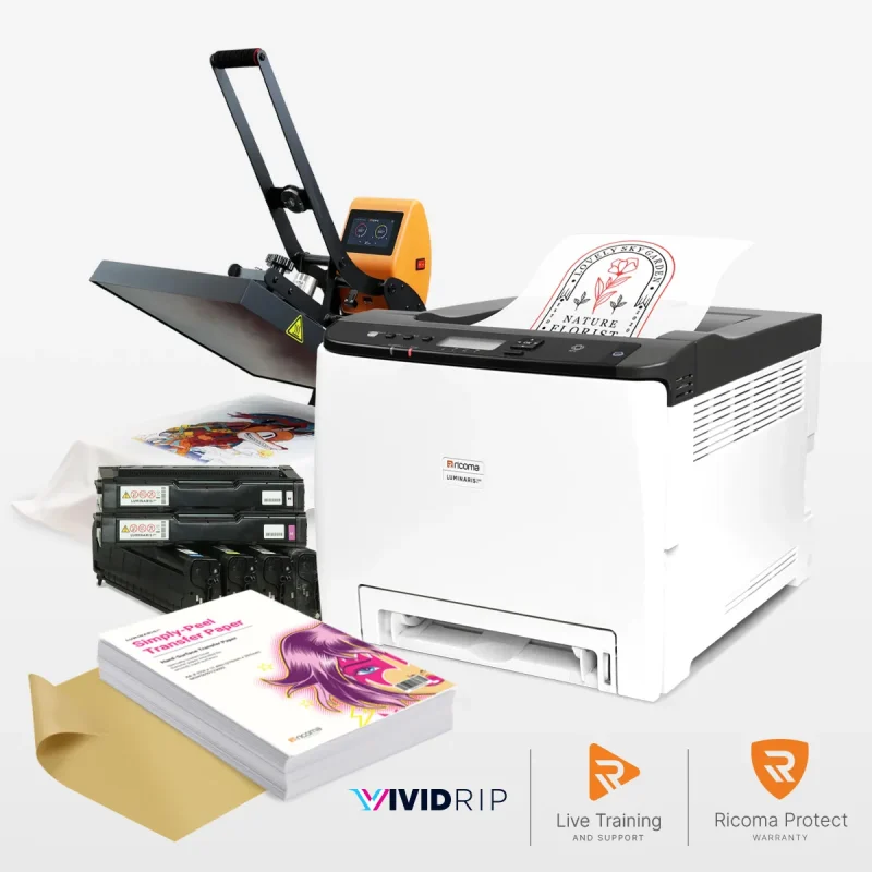 White toner printer bundle for home or small office