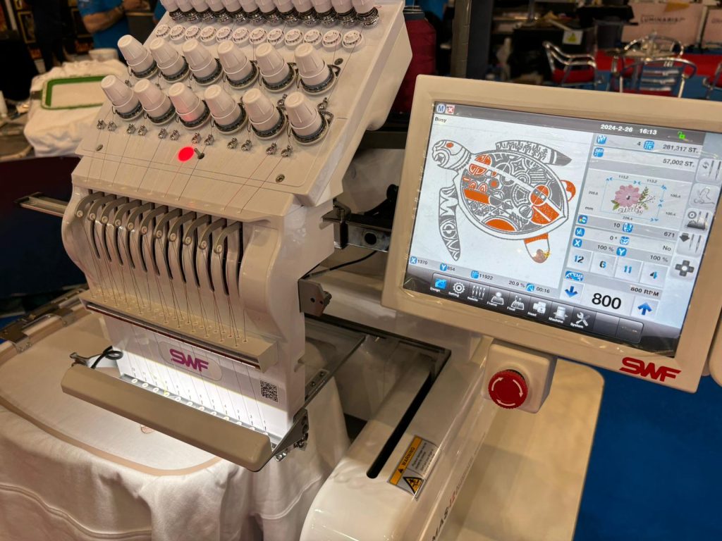 SWF embroidery machine touch screen control panel
