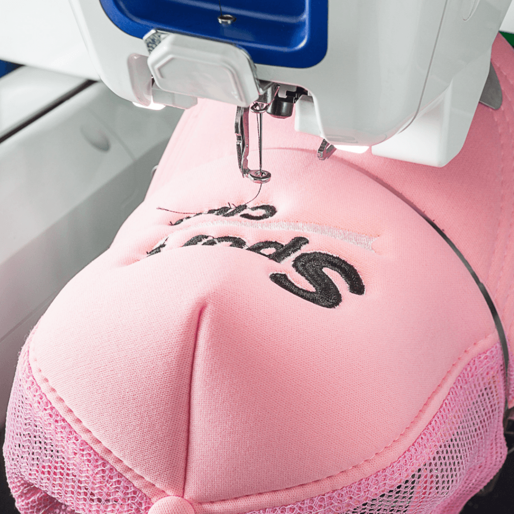 cap embroidery