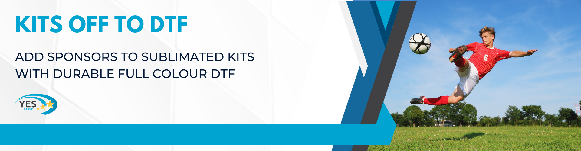 Football kits graphic