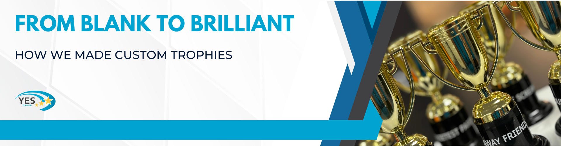 Profit achievement trophy graphic
