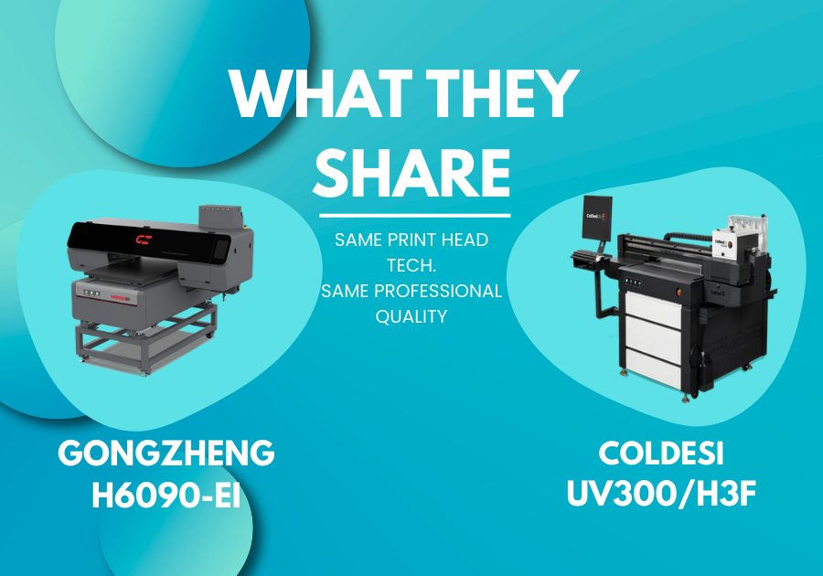 GZ vs ColDesi UV printer comparison