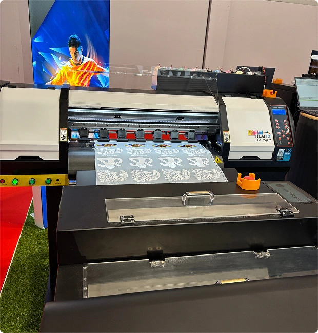 DTF printers at exhibition